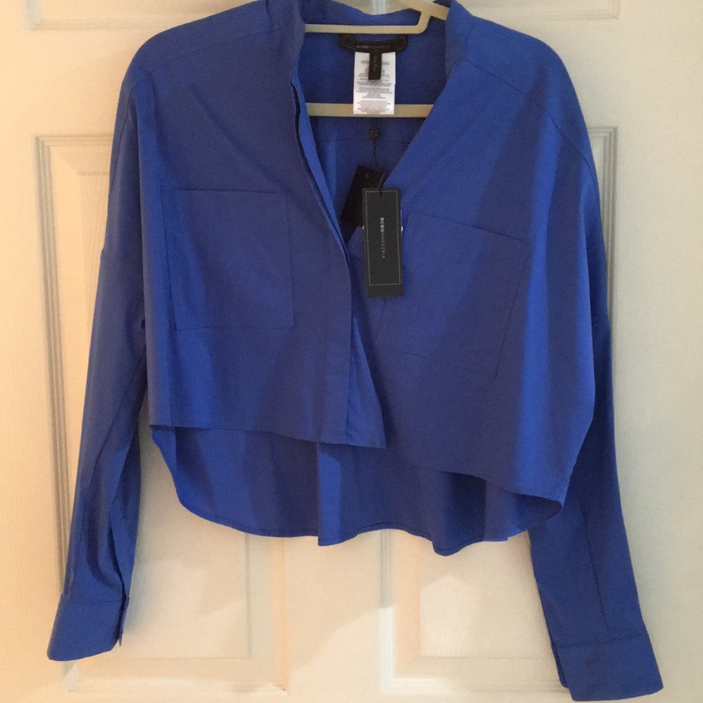 Blue BCBG Maxazria top